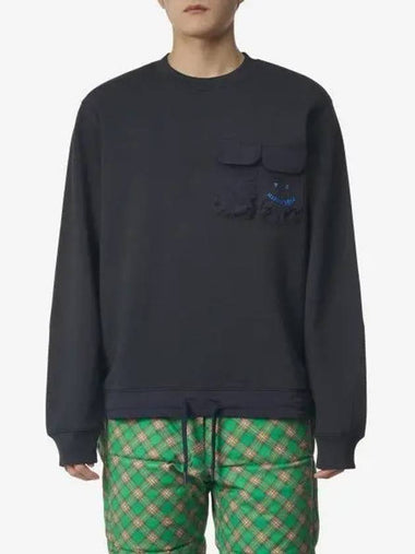 Happy Sweatshirt Blue M2R062YEK2116949 - PAUL SMITH - BALAAN 1