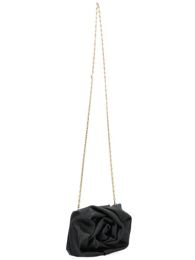 Rose Chain Clutch Bag Black - BURBERRY - BALAAN 4