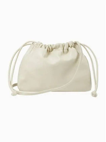 JEANS Women s CKJ Drawstring Crossbody Ivory 4K3060GPD7 - CALVIN KLEIN - BALAAN 1