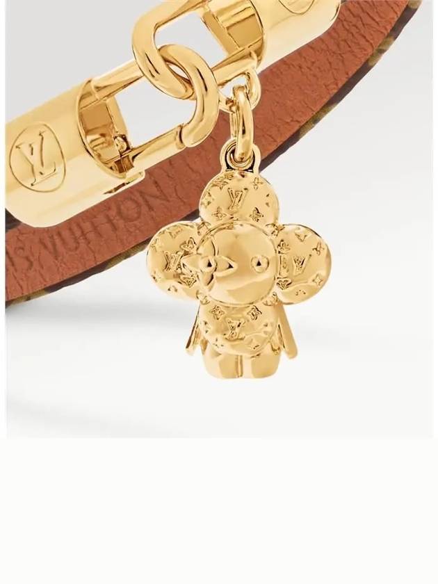 Vivienne Charm Bracelet Gold Brown - LOUIS VUITTON - BALAAN 5