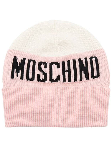 Kids Beanie HUX020 LHE43 50209 - MOSCHINO - BALAAN 1