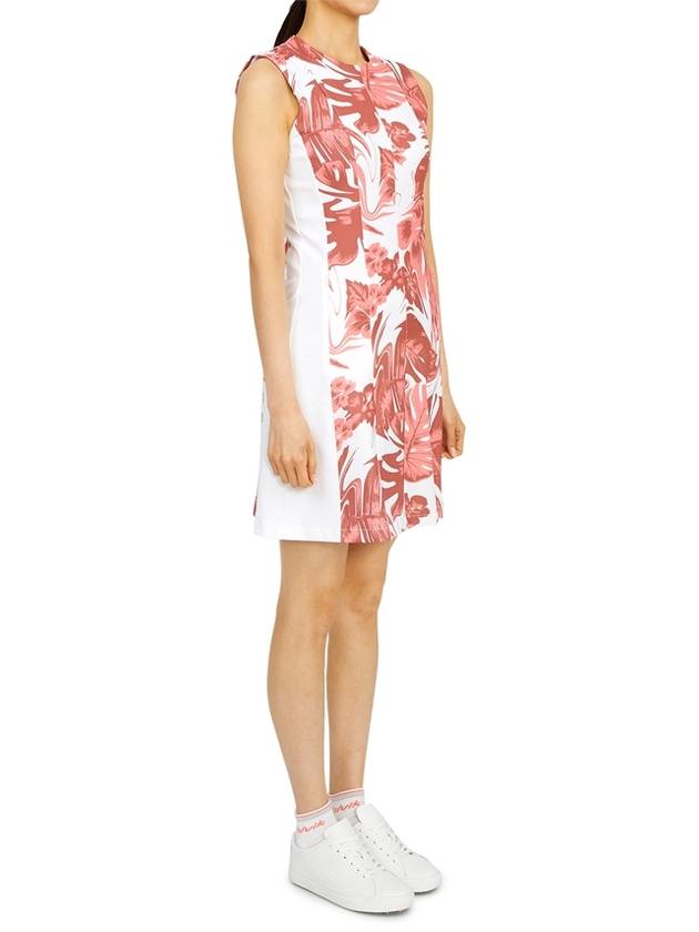 Jasmin Print Golf Short Dress Pink - J.LINDEBERG - BALAAN 5