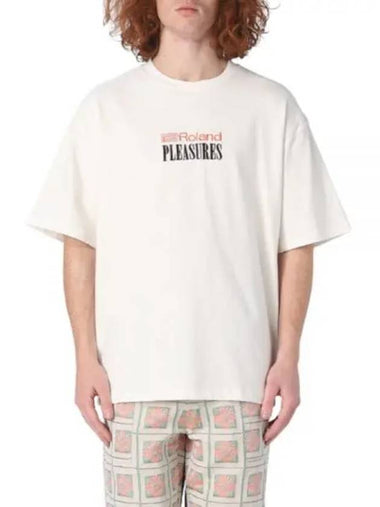 P22W044 IVORY ROLAND Heavyweight TShirt - PLEASURES - BALAAN 1