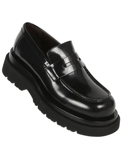 Chunky Slip-On Loafers Black - BOTTEGA VENETA - BALAAN 2