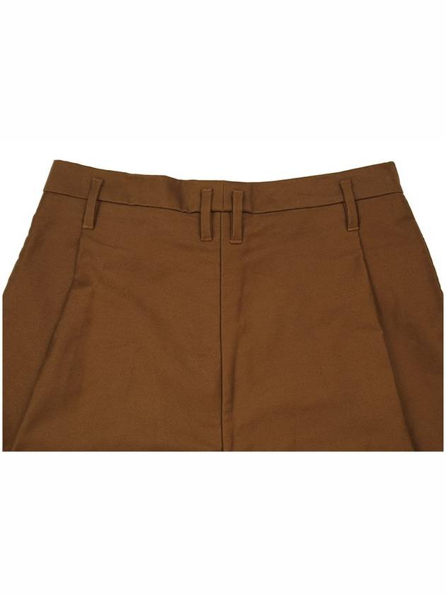 Rust Brown 6 Pleated Pants SS22P42RUSTCOT RUSTBROWN - HED MAYNER - BALAAN 5