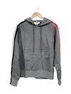 Three Stripe Cotton Hoodie Grey - THOM BROWNE - BALAAN 2