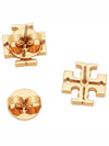 Logo Stud Earrings Gold - TORY BURCH - BALAAN 4