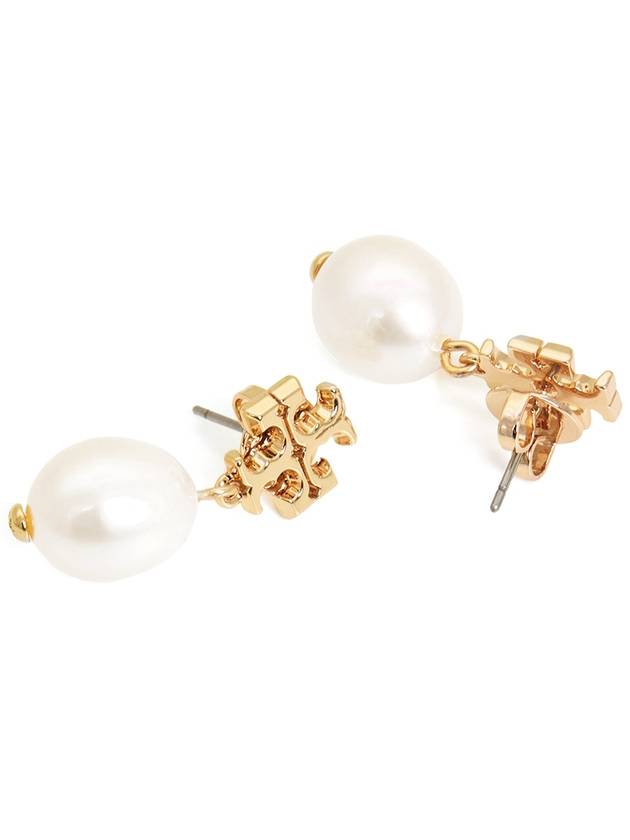 Kira Pearl Drop Earrings Gold - TORY BURCH - BALAAN 7