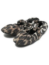 Women's Leopard Scrunchie Flats - GANNI - 3