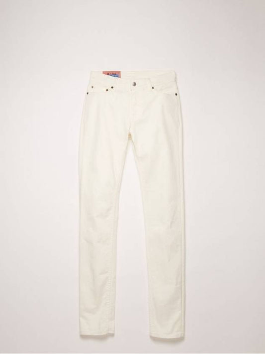 Straight Denim Jeans White - ACNE STUDIOS - BALAAN 2