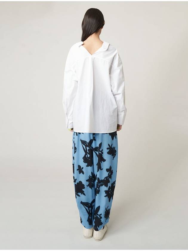 Floral Wide Pants Blue - ATHPLATFORM - BALAAN 8