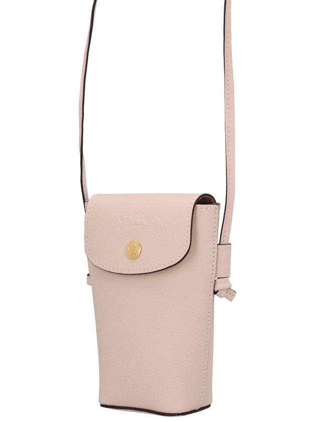 ÉPURE LEATHER CELL PHONE CASE WITH STRAP - LONGCHAMP - BALAAN 3