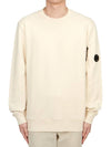 Diagonal Raised Fleece Sweatshirt Beige - CP COMPANY - BALAAN 2