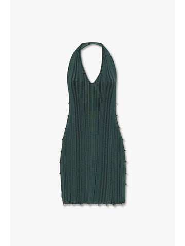 Dress With Open Back Women's Green - BOTTEGA VENETA - BALAAN 1