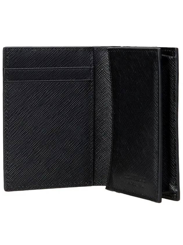 Sartorial 4CC Bifold Leather Card Wallet Black - MONTBLANC - BALAAN 5