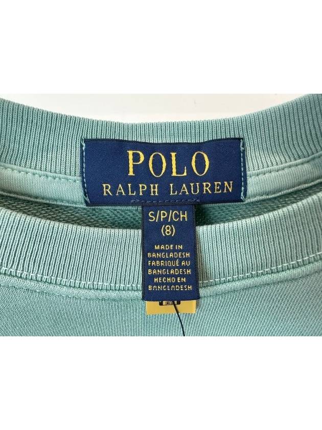 Polo Kids Sweatshirt 323942099002 Green S 8Y XL 18 20Y - POLO RALPH LAUREN - BALAAN 3