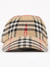 Check Cotton Ball Cap Beige - BURBERRY - BALAAN 2