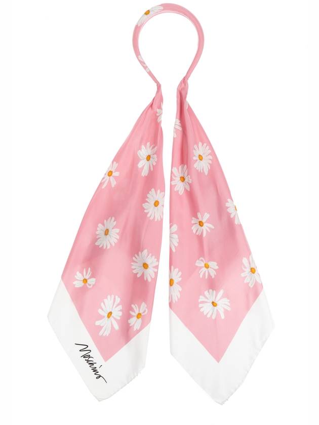 Moschino Headband With Scarf, Women's, Pink - MOSCHINO - BALAAN 3