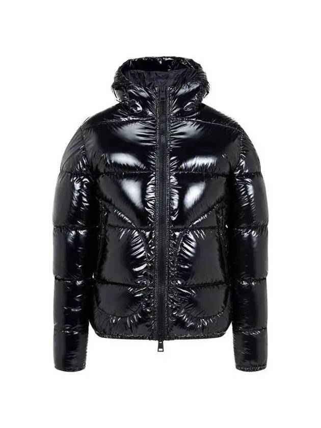 Men s Glossy Nylon Goose Down Padded Jacket Black - HERNO - BALAAN 1