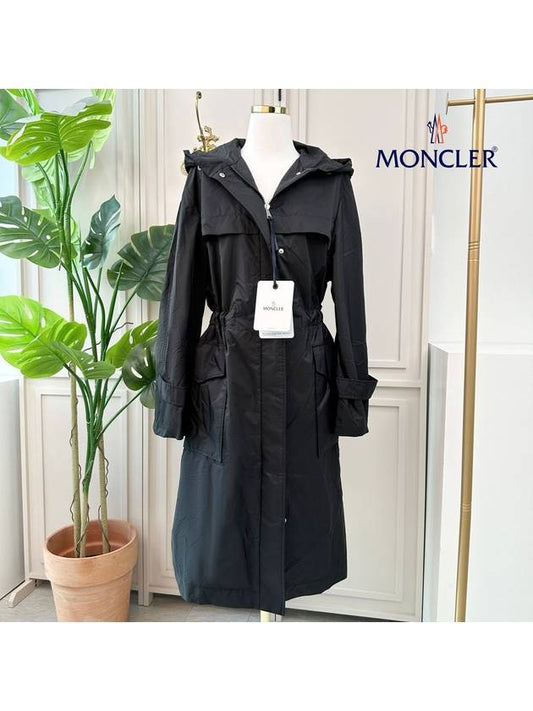 Kourou Parka Coat Black - MONCLER - BALAAN 2