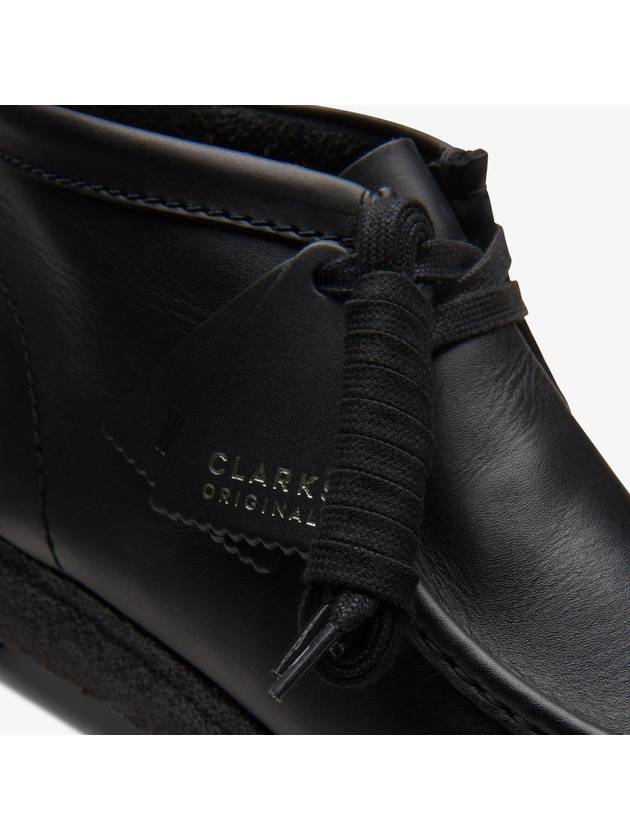 Wallabee Leather Ankle Boots Black - CLARKS - BALAAN 7