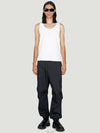 Triangle Logo Re-Nylon Jogger Track Pants Black - PRADA - BALAAN 5