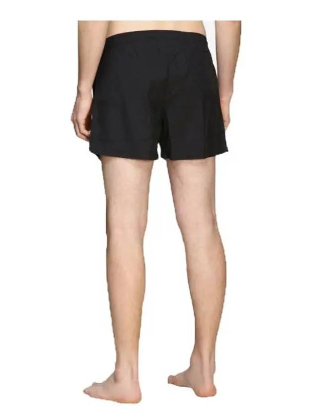 Cross Embroidered Logo Swim Shorts Black - MARCELO BURLON - BALAAN 4