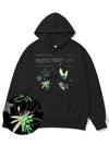 Welcome Green Overfit Hoodie Black - MONSTER REPUBLIC - BALAAN 4