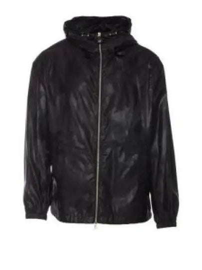 Graffiti Hooded Zip-Up Jacket Black - ALEXANDER MCQUEEN - BALAAN 2