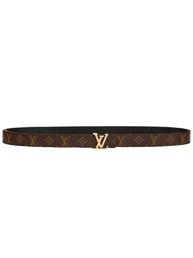 LV Iconic 20MM Reversible Leather Belt Black Brown - LOUIS VUITTON - BALAAN 1