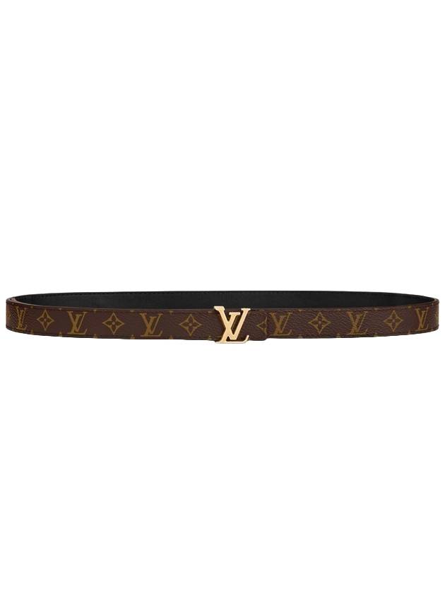 LV Iconic 20MM Reversible Leather Belt Black Brown - LOUIS VUITTON - BALAAN 1