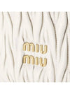 Materasse Nappa Bucket Bag 18 White 5BE084 N88 F0009 - MIU MIU - BALAAN 6