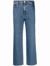 Indigo Delave Straight Jean Blue - A.P.C. - BALAAN 1