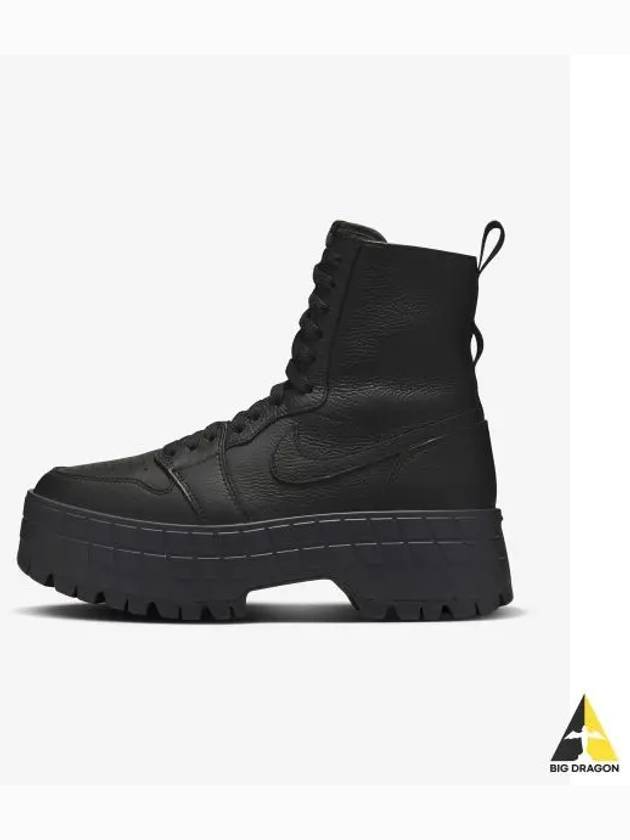 Women's Air Jordan 1 Brooklyn Wolker Boots Black - NIKE - BALAAN 2