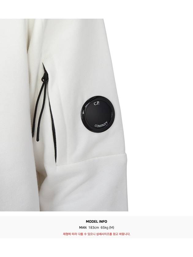 Lens Wappen Sweatshirt White - CP COMPANY - BALAAN 8