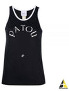 Logo Print Sleeveless Black - PATOU - BALAAN 2