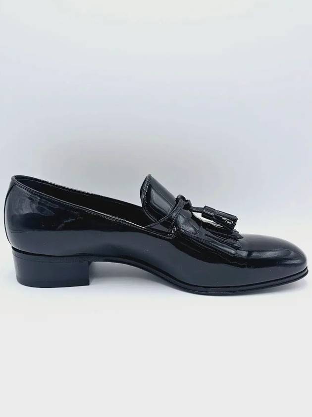 Tassel Leather Loafers Black - GUCCI - BALAAN 6