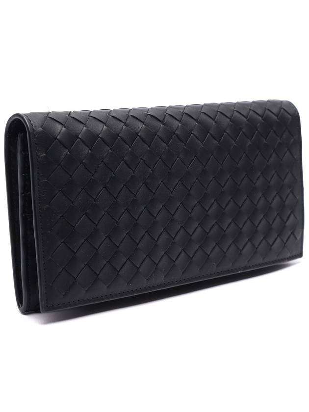 Intrecciato Long Wallet Black - BOTTEGA VENETA - BALAAN 4