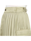 Nylon Twill Pleated Skirt Light Khaki - SACAI - BALAAN 10