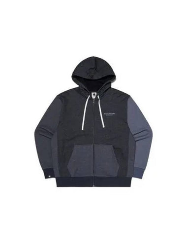 KODAK Apparel Trip Color Block Hooded Zip Up NAVY - KODO - BALAAN 1