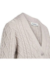 23SS Matera Cotton Cardigan Ivory 2393410431 001 - MAX MARA - BALAAN 4