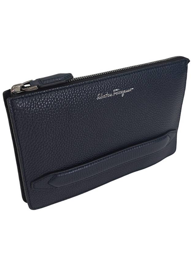 Ferragamo Florence leather clutch 240472 0670389 - SALVATORE FERRAGAMO - BALAAN 3