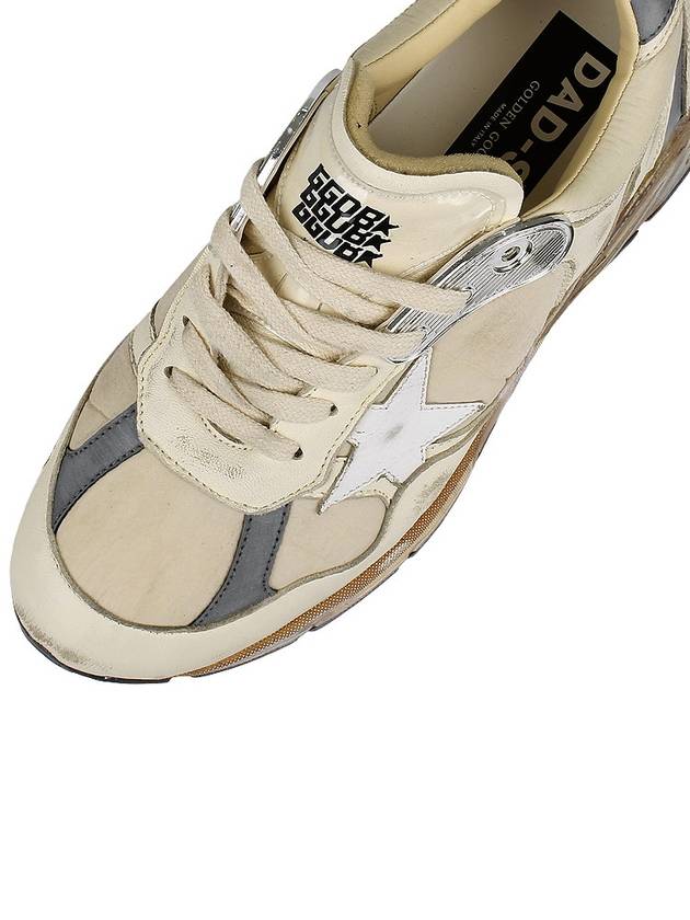 Dad Star Nappa Nylon Low Top Sneakers Beige - GOLDEN GOOSE - BALAAN 8