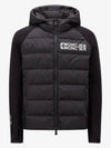 Grenoble Hooded Padded Cardigan Black - MONCLER - BALAAN 2