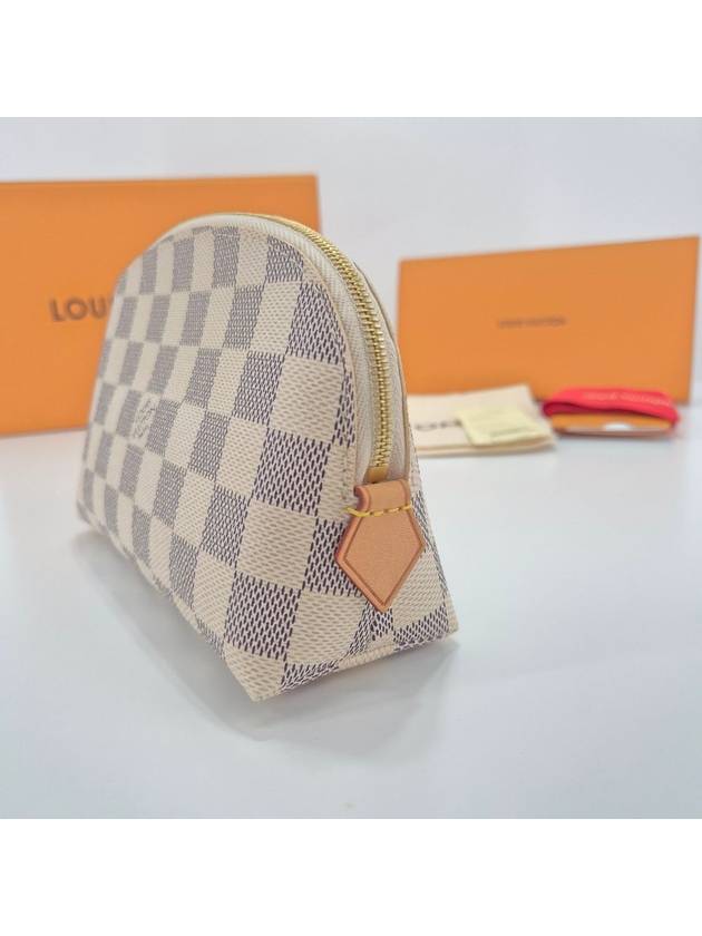 Damier Azur Cosmetic Pouch Bag - LOUIS VUITTON - BALAAN 8