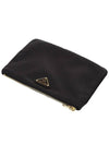 Triangle Logo Pouch Bag Black - PRADA - BALAAN 5