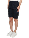 Wappen Cargo Bermuda Shorts Navy - STONE ISLAND - BALAAN 3