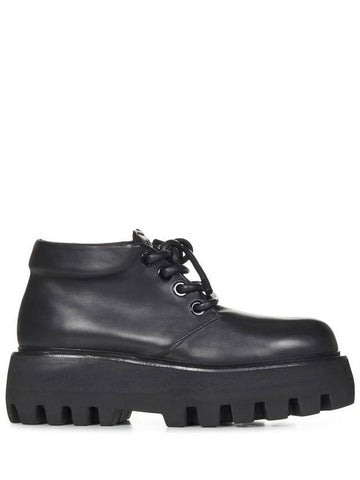 Alexander Mcqueen Flat Shoes Black - ALEXANDER MCQUEEN - BALAAN 1