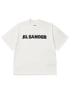 Men's Logo Cotton Short Sleeve T-Shirt White - JIL SANDER - BALAAN 2