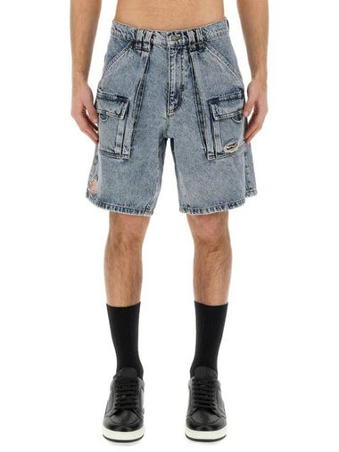 short pants 03420282 DENIM - MOSCHINO - BALAAN 1